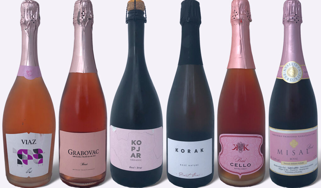 Croatian sparkling rosé wines